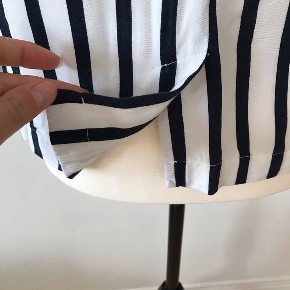 Forever 21 White & Blue Nautical blazer M - Picture 9 of 16